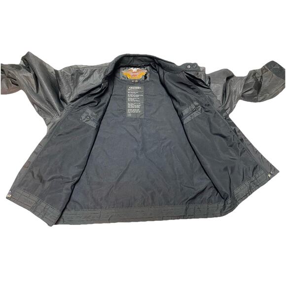 Harley Davidson Fxrg Jacket Men’s Size Medium Motor Clothes Button Up Zip - Picture 7 of 8